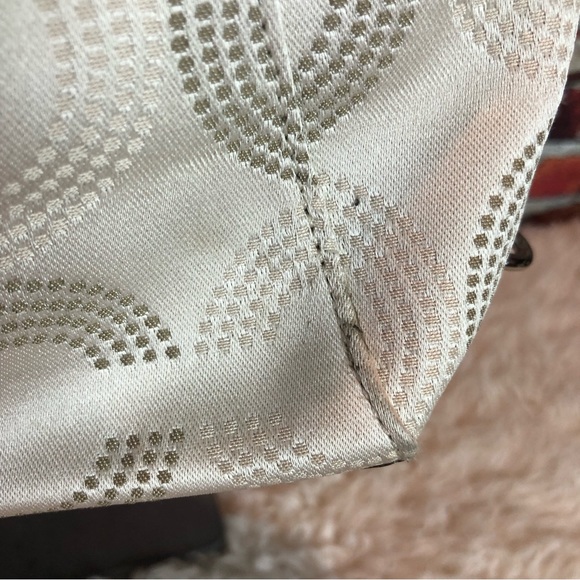 Coach Ashley Op Art Satchel F20027 in Khaki and Cobalt - Picture 13 of 15